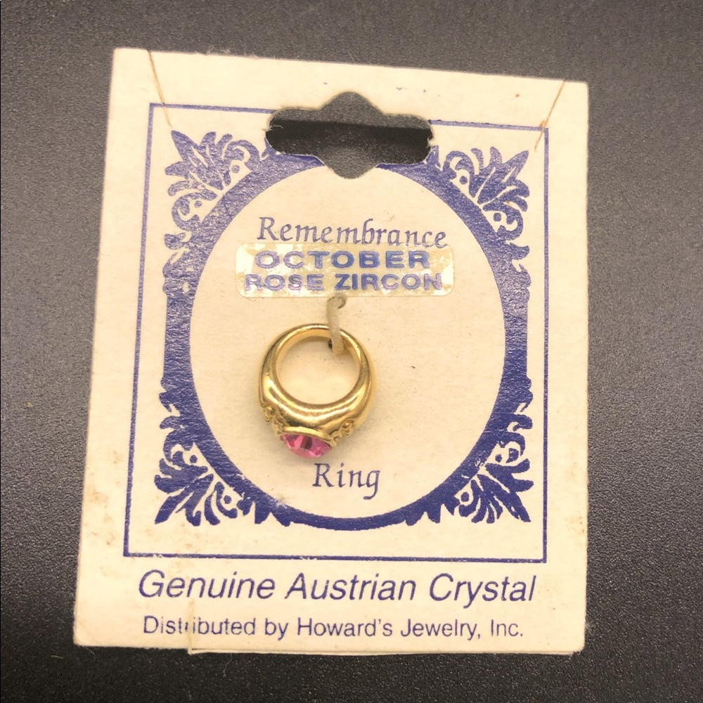 🌸Antique October Birth stone charm - ready for a mom or grandma chain🌸